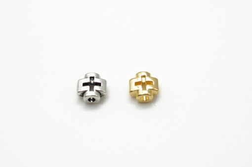Χυτός Σταυρός Περαστός 8x7.8x3.6mm Φ1mm