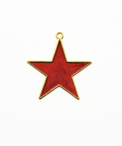 Μεταλλικό Αστέρι με Σμάλτο 4.5cm - Image 5