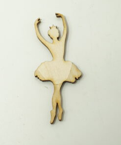 Ξύλινη Μπαλαρίνα Μεσαία 3.5x9cm