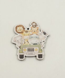 Ξύλινο Εκτύπωση 5cm Jeep Safari