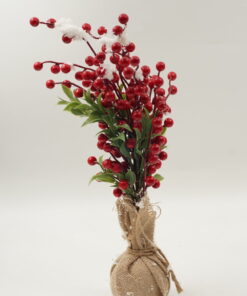 Alternative view of Χριστουγεννιάτικο Δεντράκι με Καρπούς σε Πουγκί 40cmX20cm