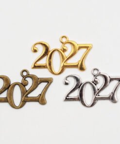 Μεταλλικό Κρεμαστό 2027 3,5x2,3cm 10ΤΕΜ