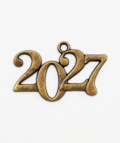 Alternative view of Μεταλλικό Κρεμαστό 2027 3,5x2,3cm 10ΤΕΜ