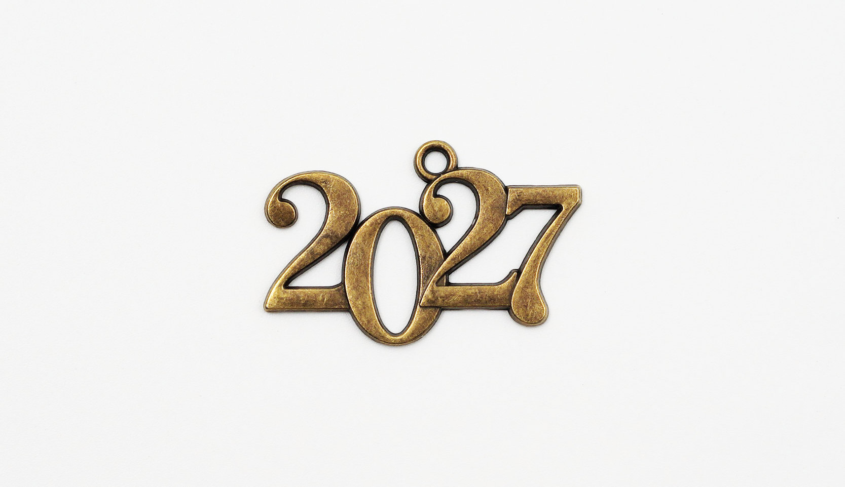 Μεταλλικό Κρεμαστό 2027 3,5x2,3cm 10ΤΕΜ - Image 2