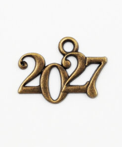 Alternative view of Μεταλλικό Κρεμαστό 2027 2,3×1,7cm 10ΤΕΜ